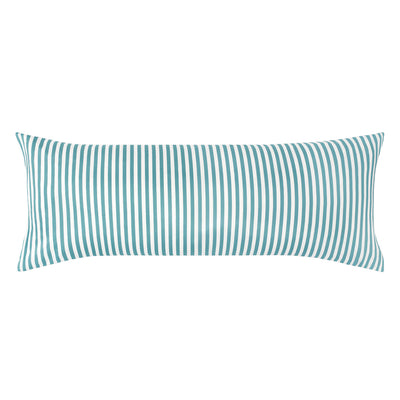 The Turquoise Striped Extra Long Throw Pillow