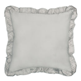 Oyster Grey Vienna Throw Pillow