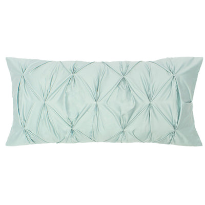 Light Green Throw Pillow Porcelain Green Pintuck Crane Canopy