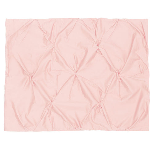 Pink Valencia Pintuck Sham Pair