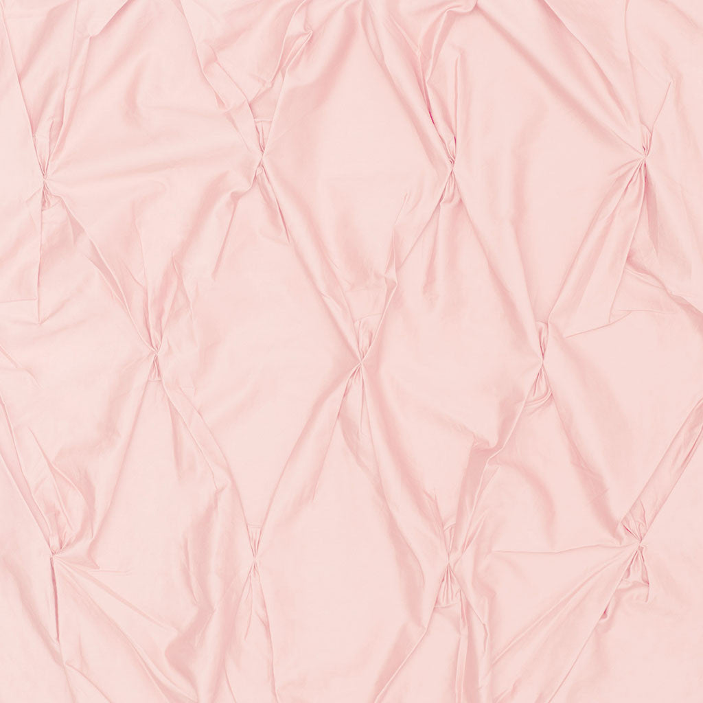 Pink Valencia Pintuck Duvet Cover