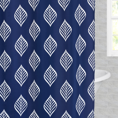 The Blue Waverly Shower Curtain
