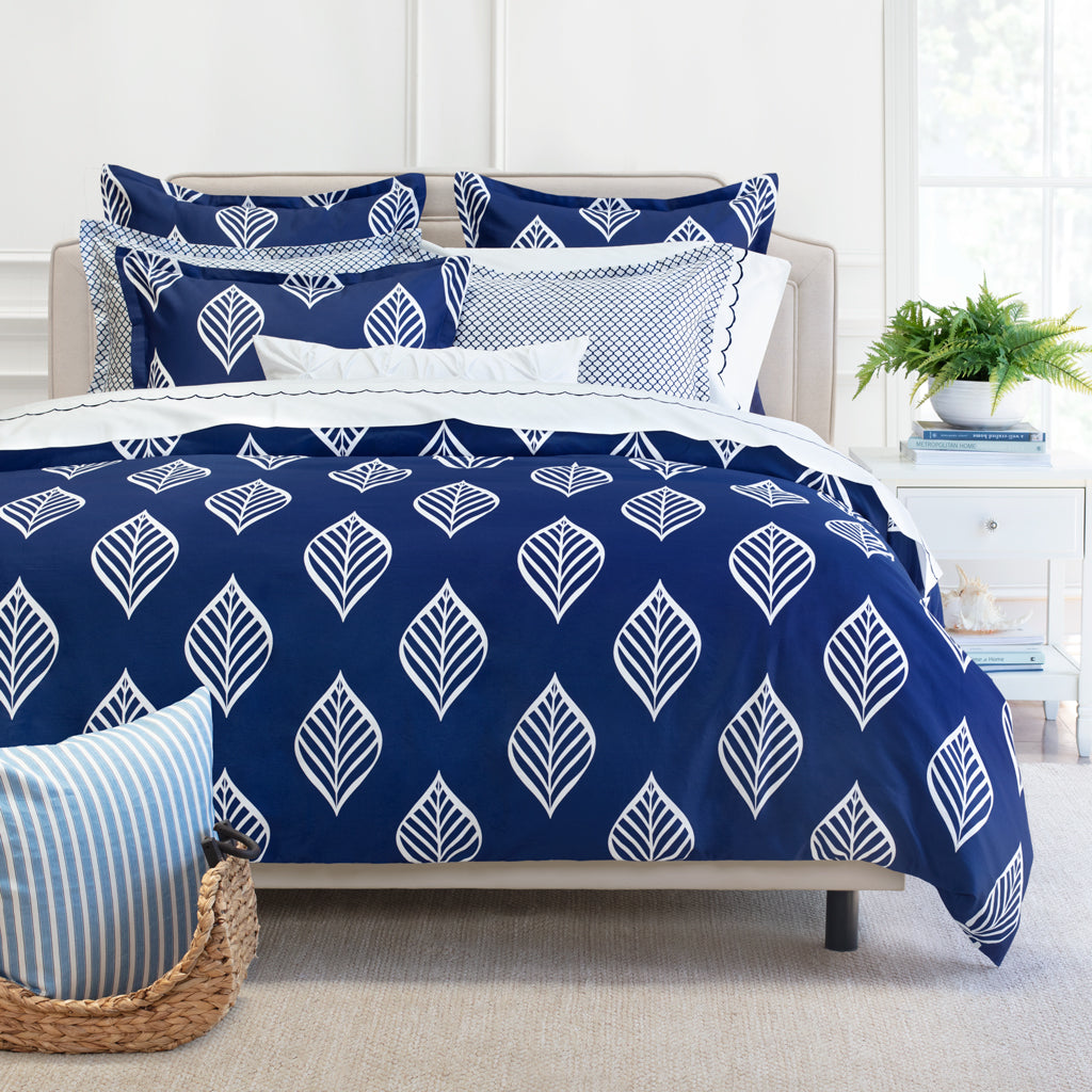Bedroom inspiration and bedding decor | Blue Waverly Duvet Cover Duvet Cover | Crane and Canopy
