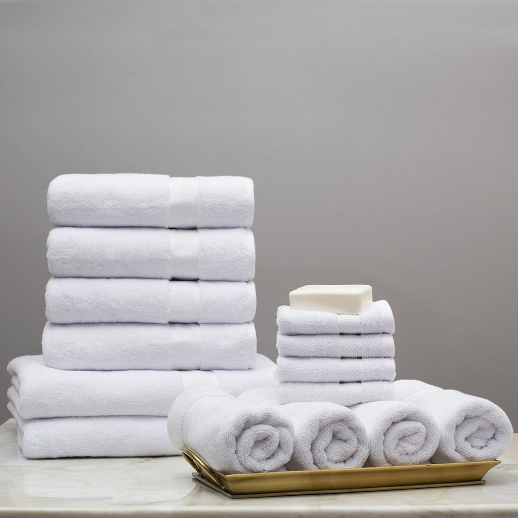 Classic White Towel Resort Bundle (4 Wash + 4 Hand + 4 Bath Towels + 2 Bath Sheets)