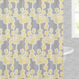 The Yellow Ashbury Shower Curtain
