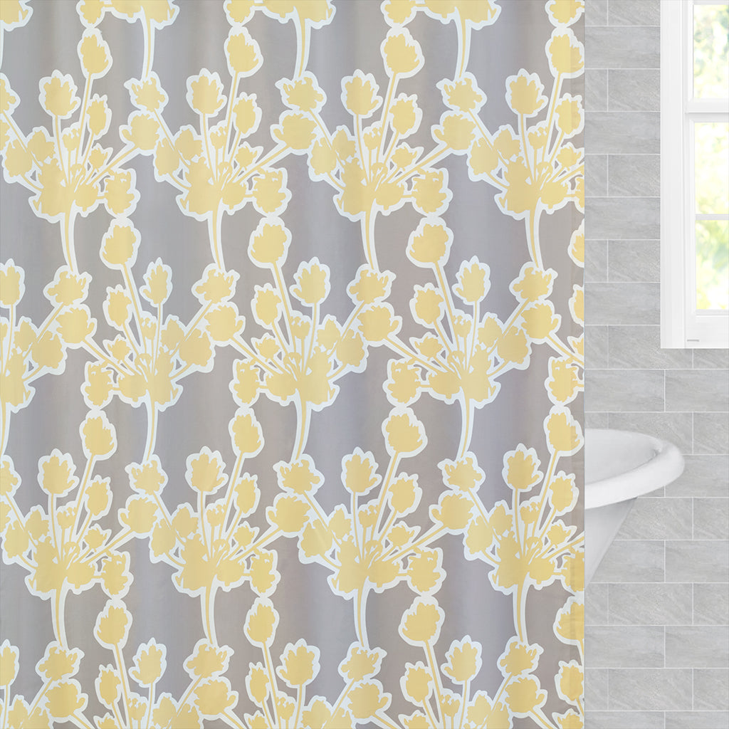 Bedroom inspiration and bedding decor | The Yellow Ashbury Shower Curtain Duvet Cover | Crane and Canopy