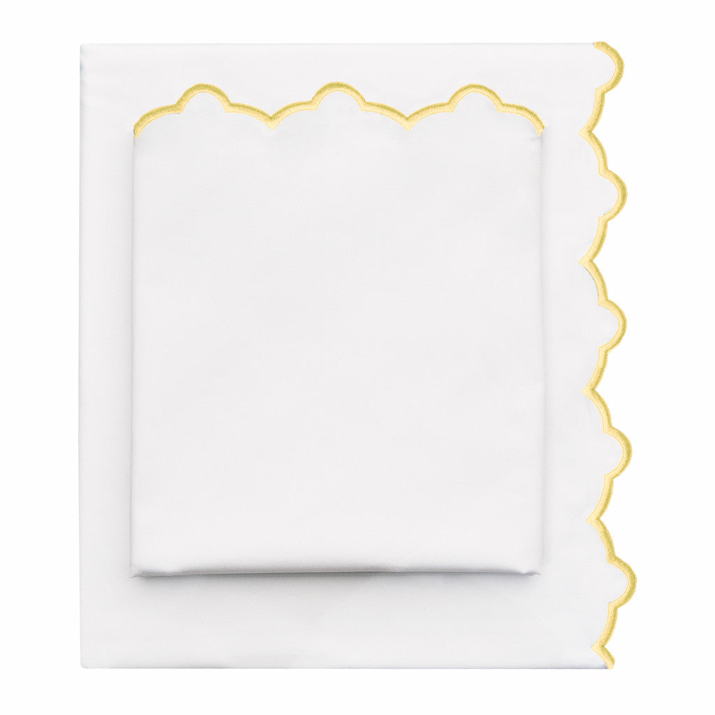 Yellow Sheet Set Crane & Canopy