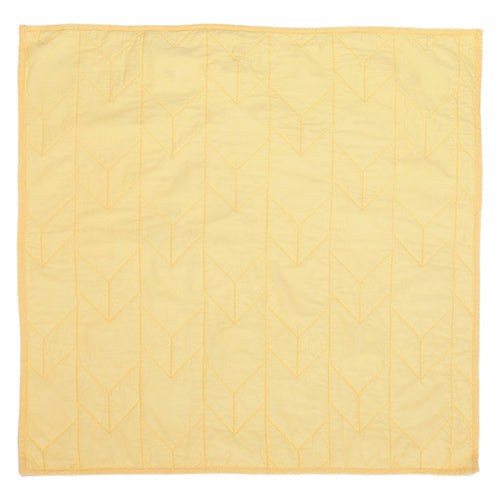 Yellow Chevron Quilt Euro Sham