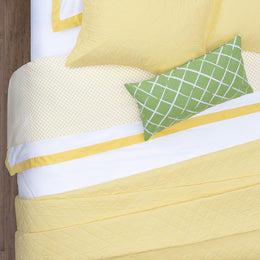The Diamond Yellow Quilt & Sham