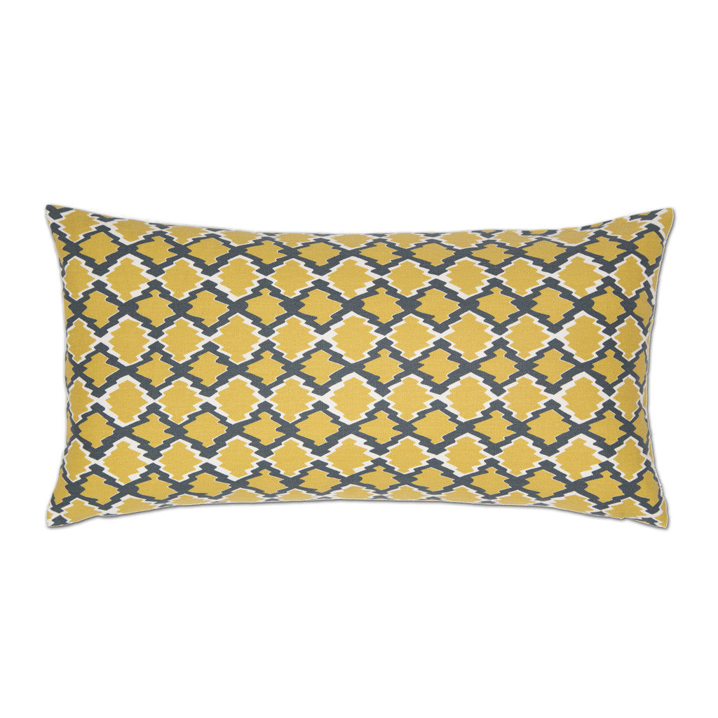 Bedroom inspiration and bedding decor | The Yellow and Gray Diamonds Throw Pillows | Crane and Canopy