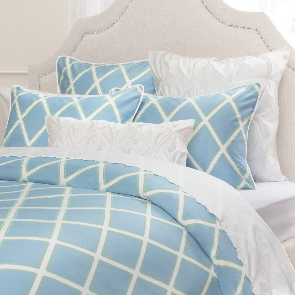 Blue Avery Sham Pair
