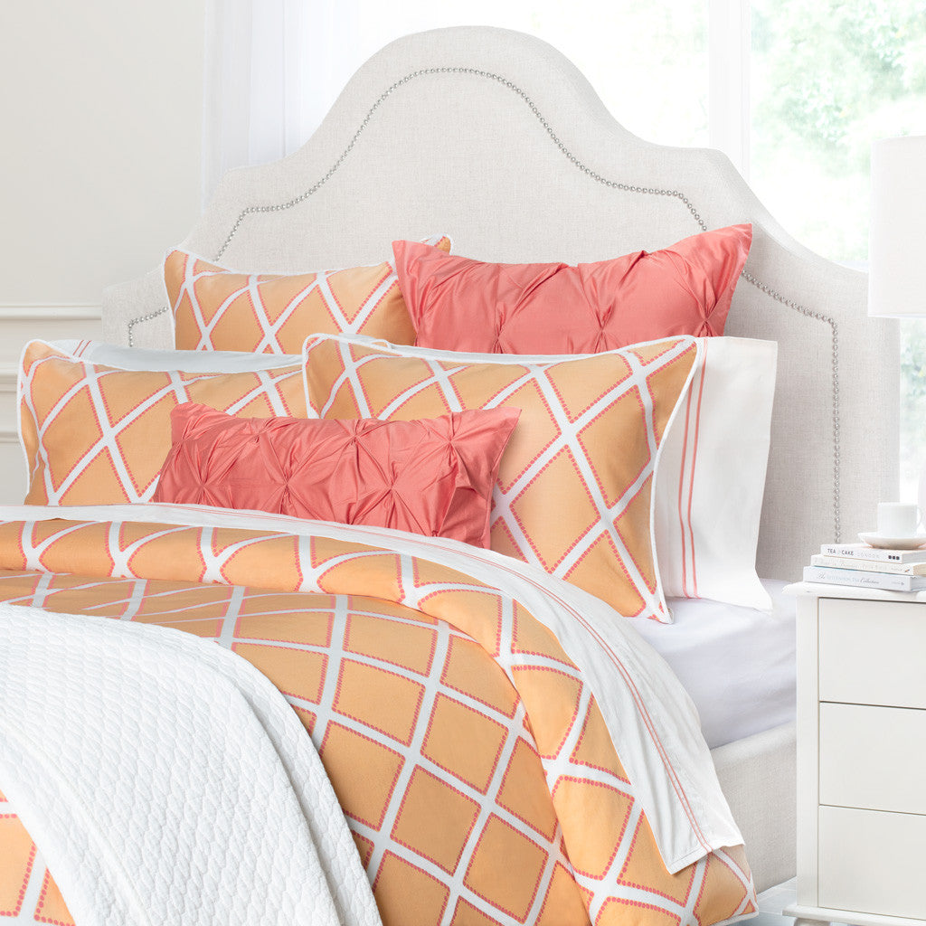 Bedroom inspiration and bedding decor | Citrus Avery Euro Sham Duvet Cover | Crane and Canopy
