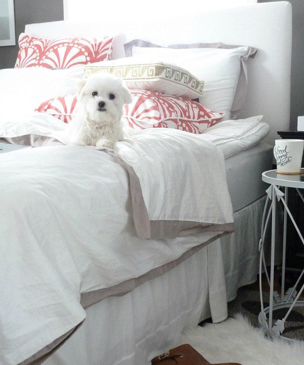 Crane and Canopy Designer Bedding as seen in Bliss at Home