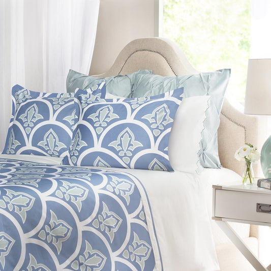 Blue Clementina Sham Pair