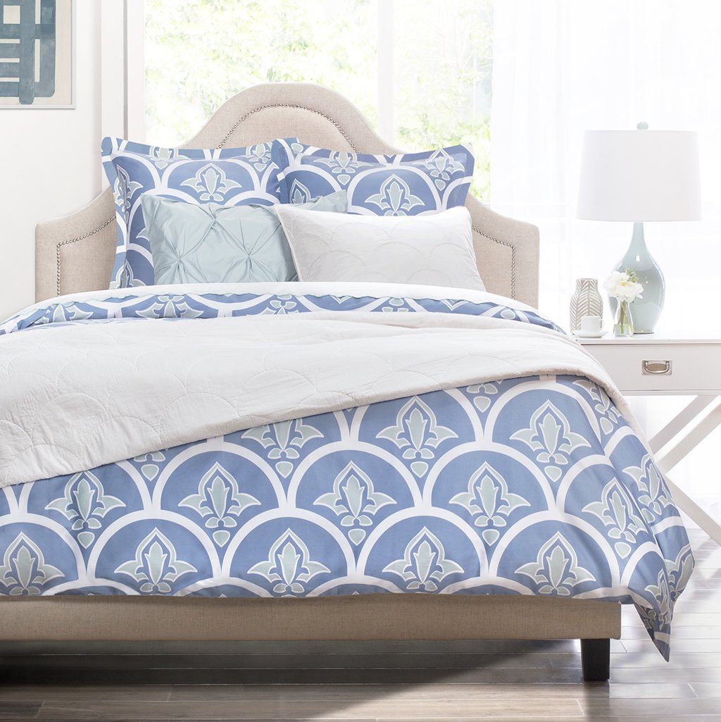 Blue Clementina Duvet Cover