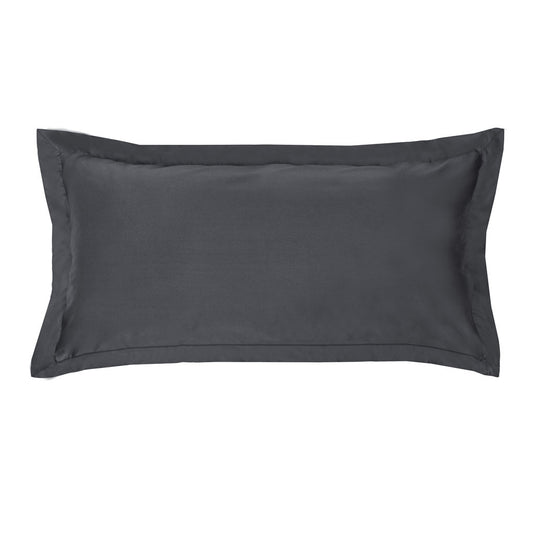 The Peninsula Charcoal Grey Throw Pillow