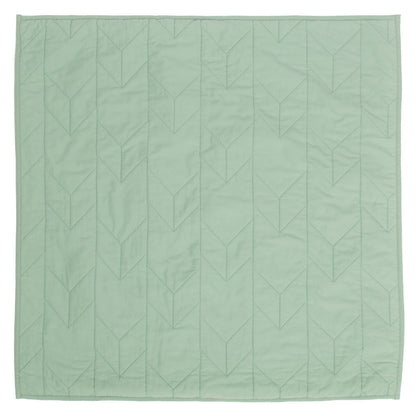 Seafoam Green Chevron Quilt Euro Sham