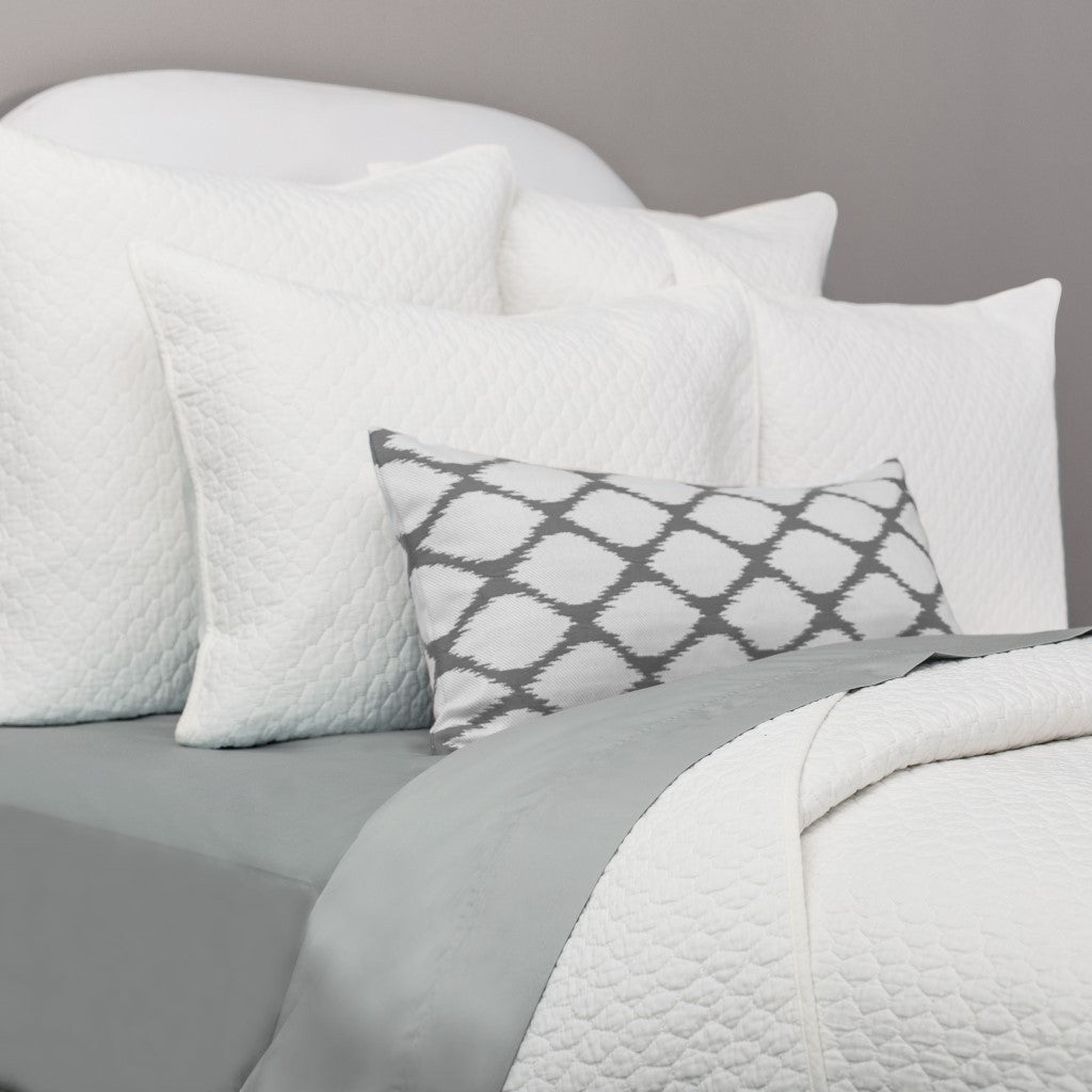 Bedroom inspiration and bedding decor | Soft White Cloud Quilt Euro Sham Duvet Cover | Crane and Canopy