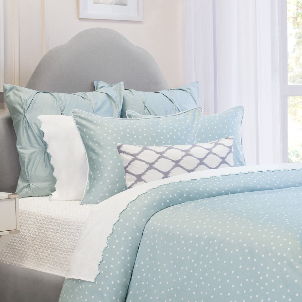 Bedroom inspiration and bedding decor | Porcelain Green Elsie Duvet Cover Duvet Cover | Crane and Canopy