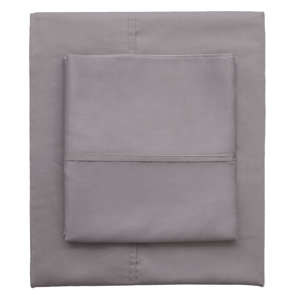 Dark Grey Sheets | Grey 400 TC Sheets | Crane & Canopy