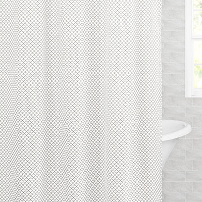 The Grey Cloud Shower Curtain