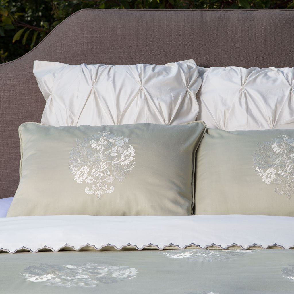 Bedroom inspiration and bedding decor | The Lafayette Green Duvet Cover | Crane and Canopy