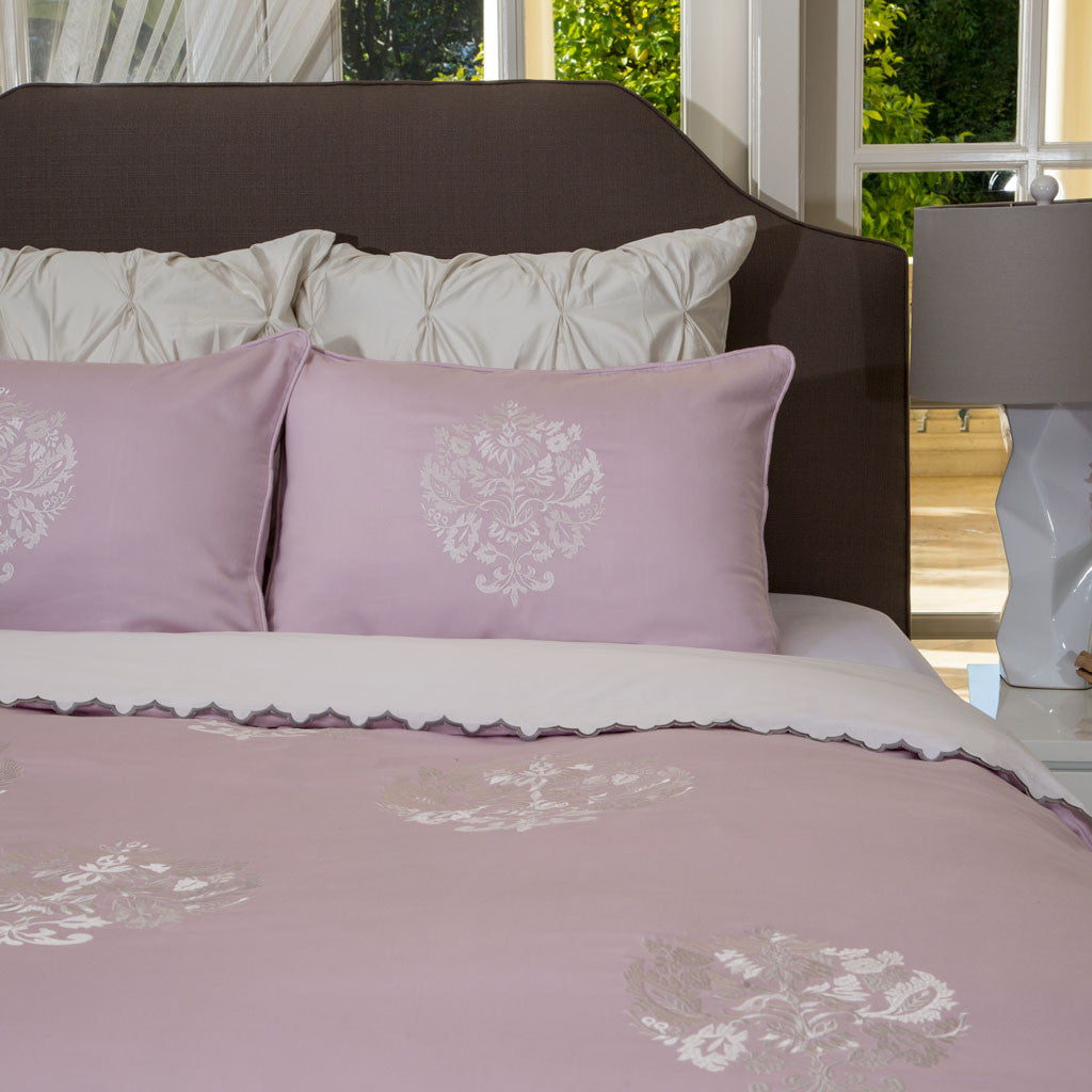 Bedroom inspiration and bedding decor | The Lafayette Pink Duvet Cover | Crane and Canopy