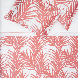 Coral Laguna Duvet Cover