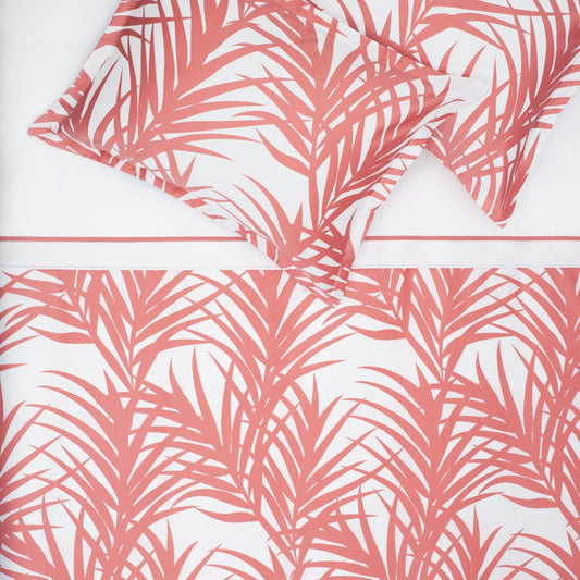 Coral Laguna Duvet Cover