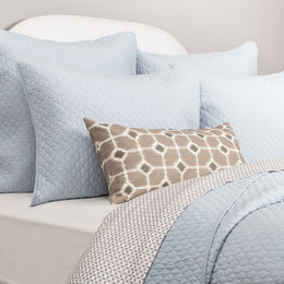 Light Blue Cloud Quilt Sham Pair