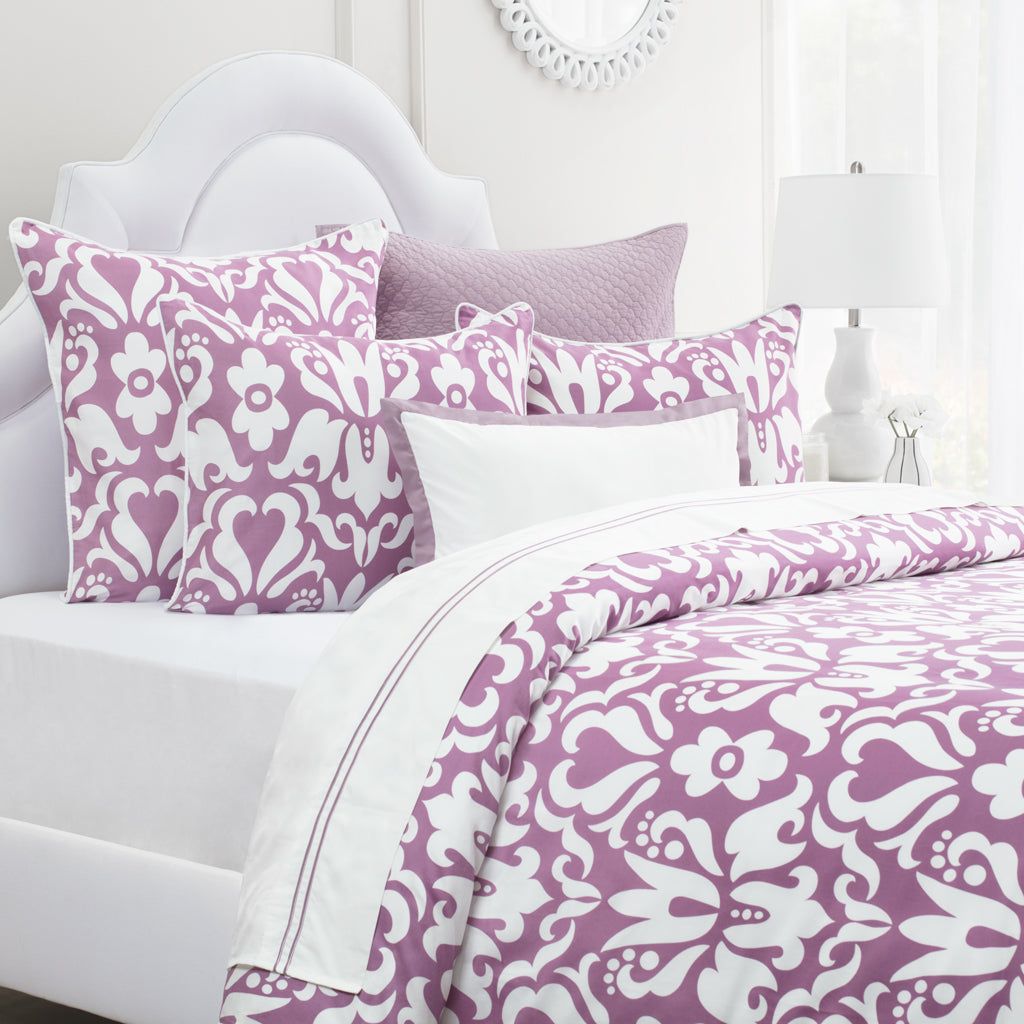 Bedroom inspiration and bedding decor | The Montgomery Berry Duvet Cover | Crane and Canopy