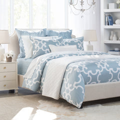 Bedroom inspiration and bedding decor | Blue Noe Duvet Cover | Crane and Canopy