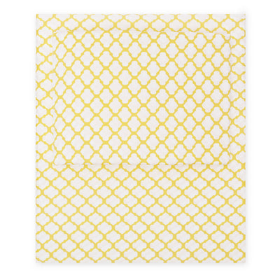Yellow Cloud Fitted Sheet