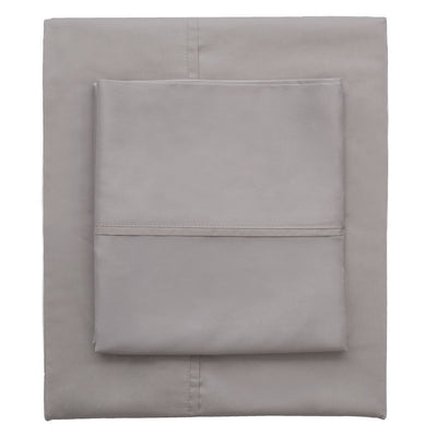 English Grey 400 Thread Count Fitted Sheet