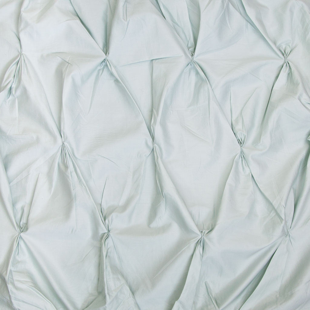 Porcelain Green Valencia Pintuck Duvet Cover