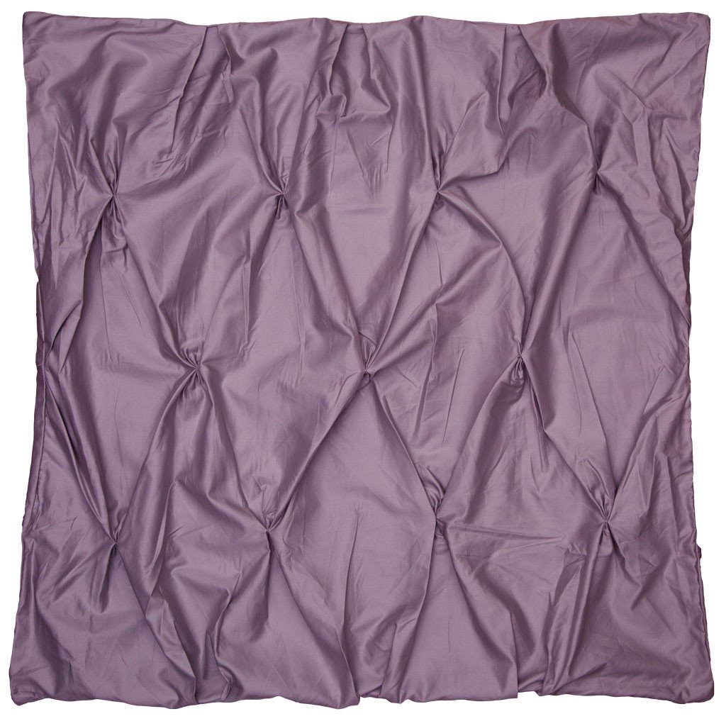 Bedroom inspiration and bedding decor | Plum Purple Valencia Pintuck Euro Sham Duvet Cover | Crane and Canopy