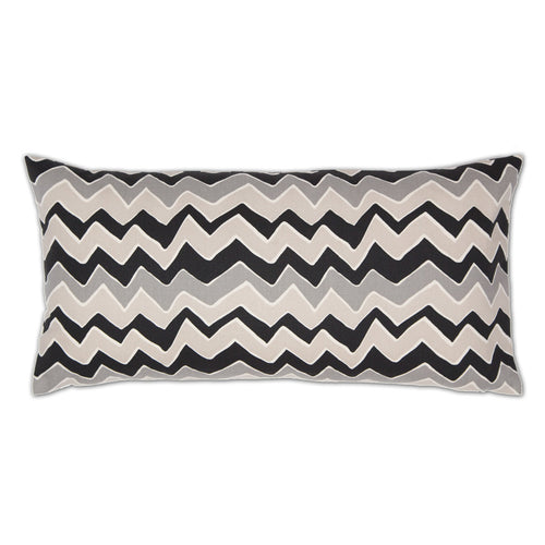 All Decor | Crane & Canopy - Grey Chevrons Textured Sofa Pillows