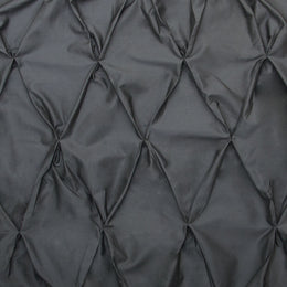 Charcoal Grey Valencia Pintuck Duvet Cover