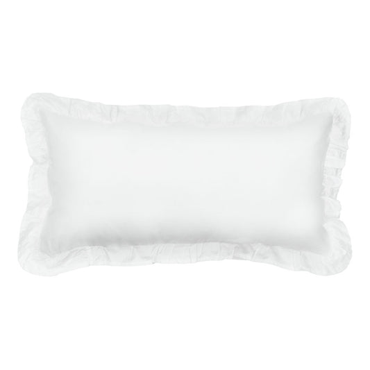 The Soft White Vienna Throw Pillow